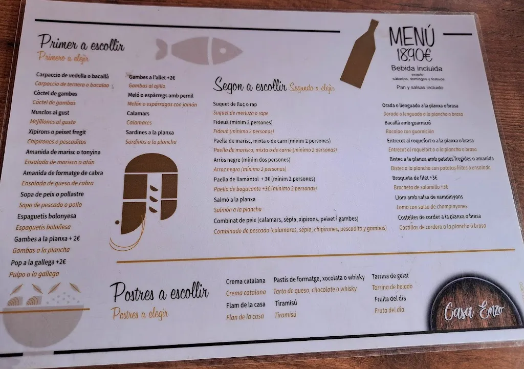 Menu_Restaurante Casa Enzo_Cambrils_immagine_4