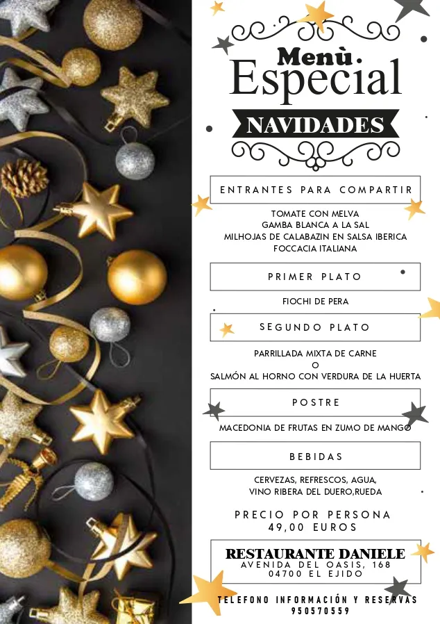 Menu_Daniele Restaurante-Pizzería en El Ejido_Ejido El_image_2