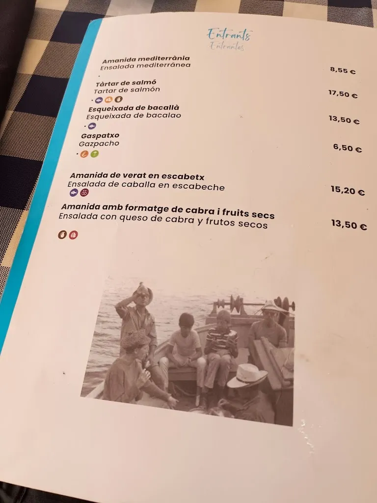 Menu_Restaurant Del Mar_Cambrils_image_3