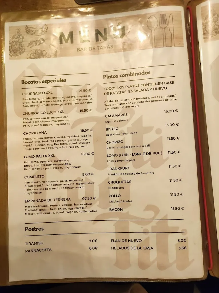 Menu_Restaurante Can Titi_Cambrils_image_1