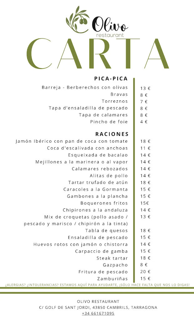 Menu_Restaurant Olivo_Cambrils_image_1