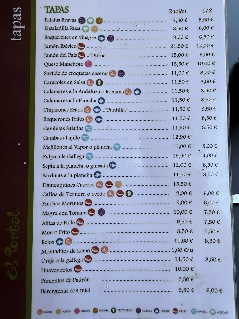 Menu_El Portal Cambrils_Cambrils_image_1