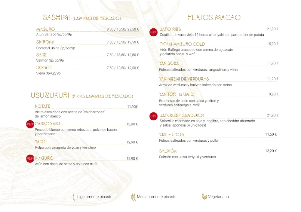 Menu_MACAO I Cambrils_Cambrils_image_1