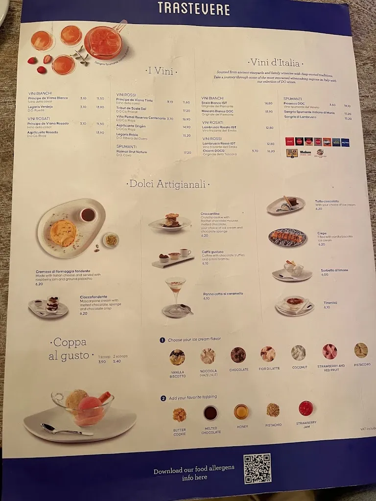 Menu_Trastevere Cambrils_Cambrils_immagine_2