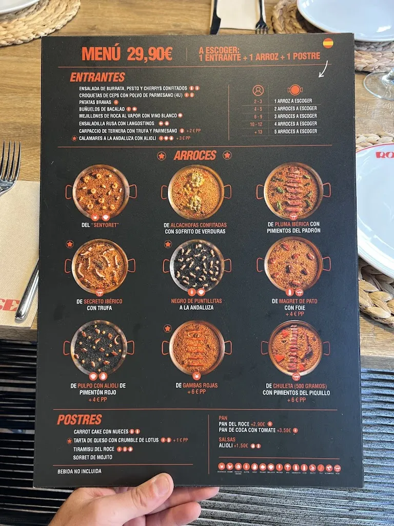 Menu_Restaurant ROCE_Cambrils_image_1