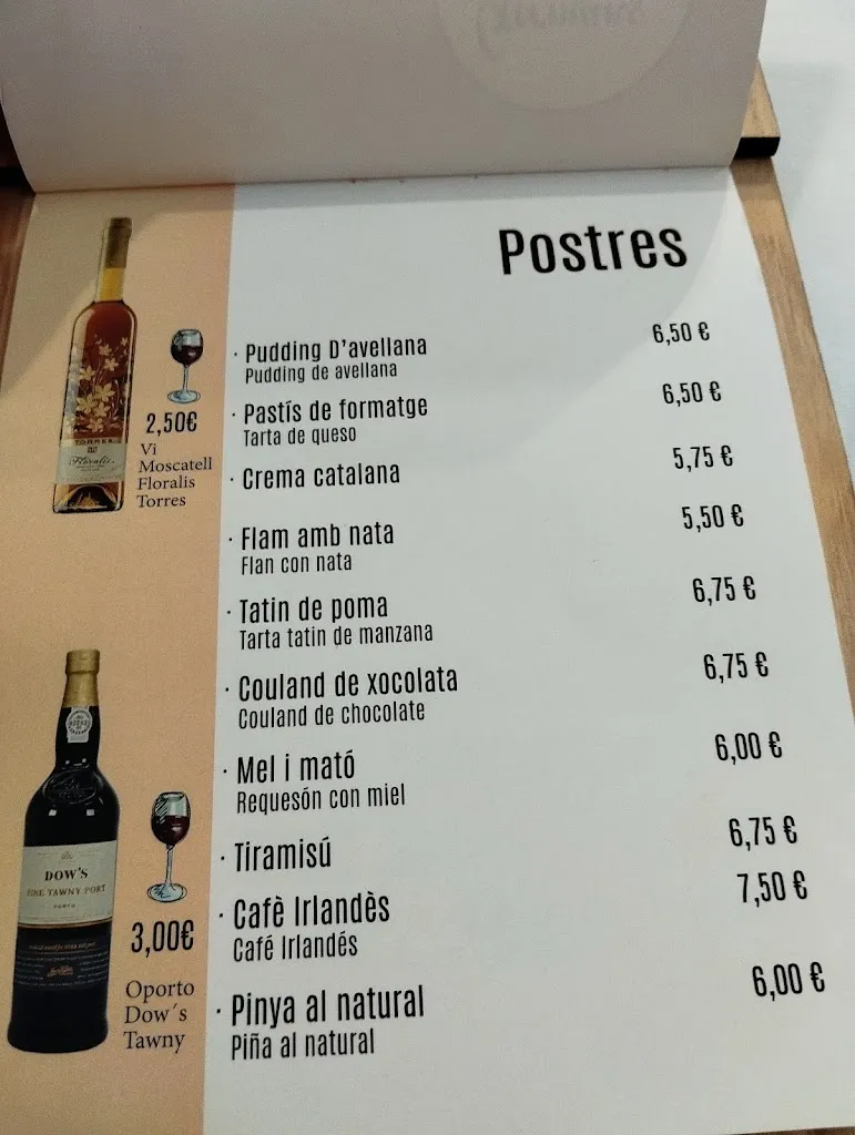 Menu_Germans Miquel’s_Cambrils_image_1