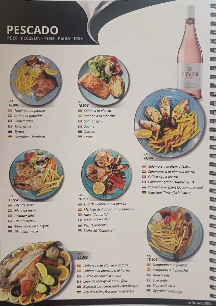 Menu_Marisqueria Cambrils_Cambrils_immagine_3