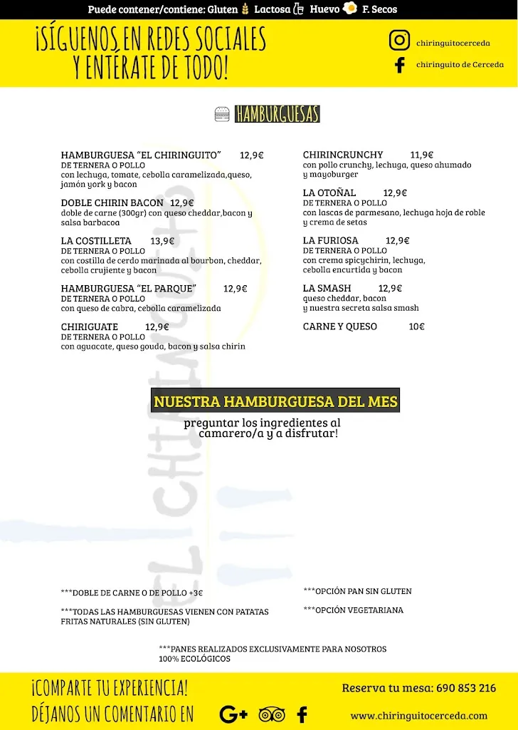 Menu_El Chiringuito de Cerceda_Cerceda_image_4