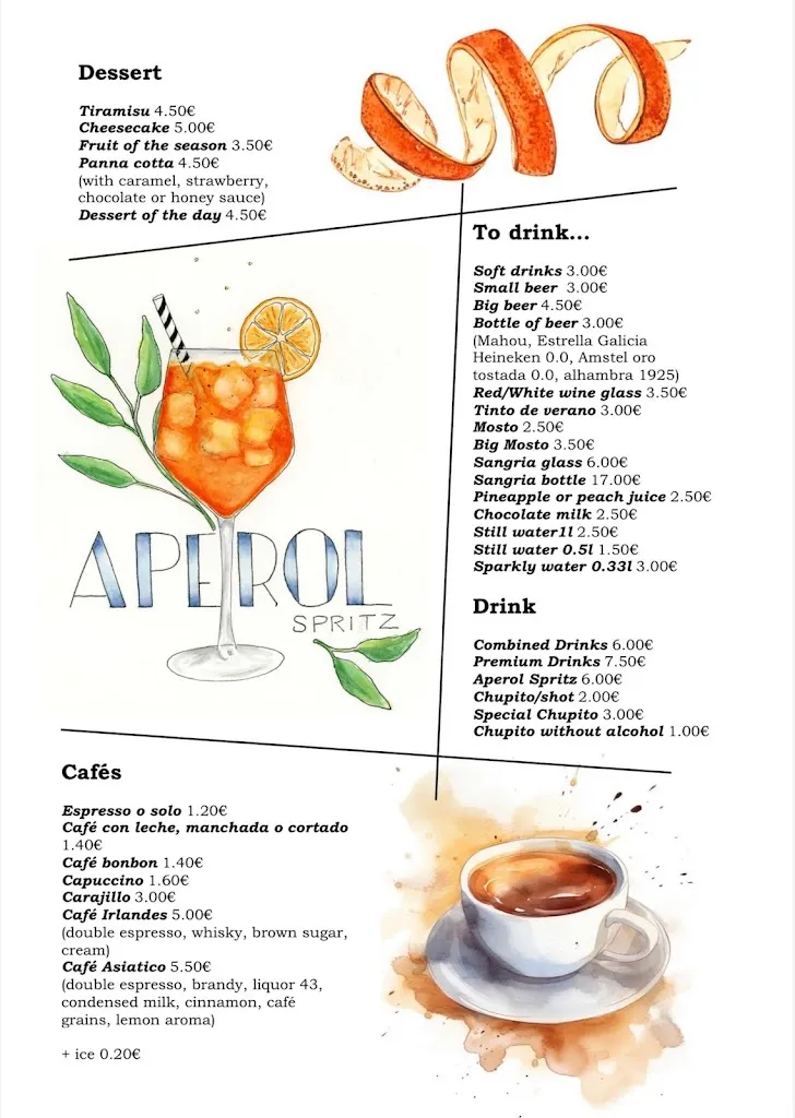 Menu_Ralph Puerto Cafe Lounge Restaurant_Ejido El_image_1