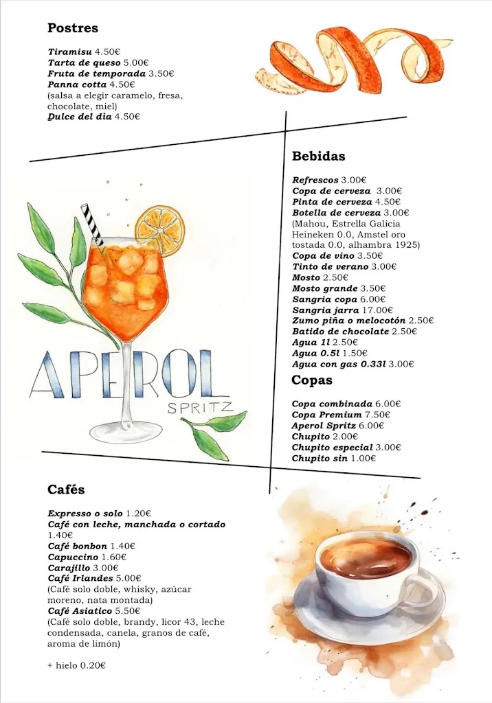 Menu_Ralph Puerto Cafe Lounge Restaurant_Ejido El_image_2