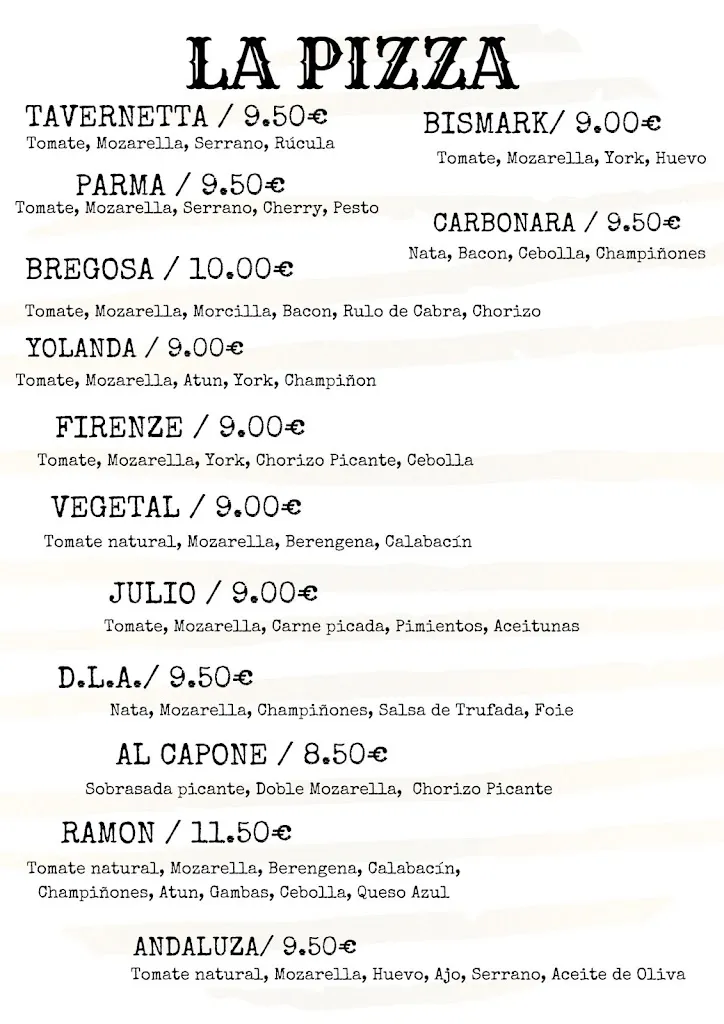 Menu_Restaurante La Tavernetta_Ejido El_image_1