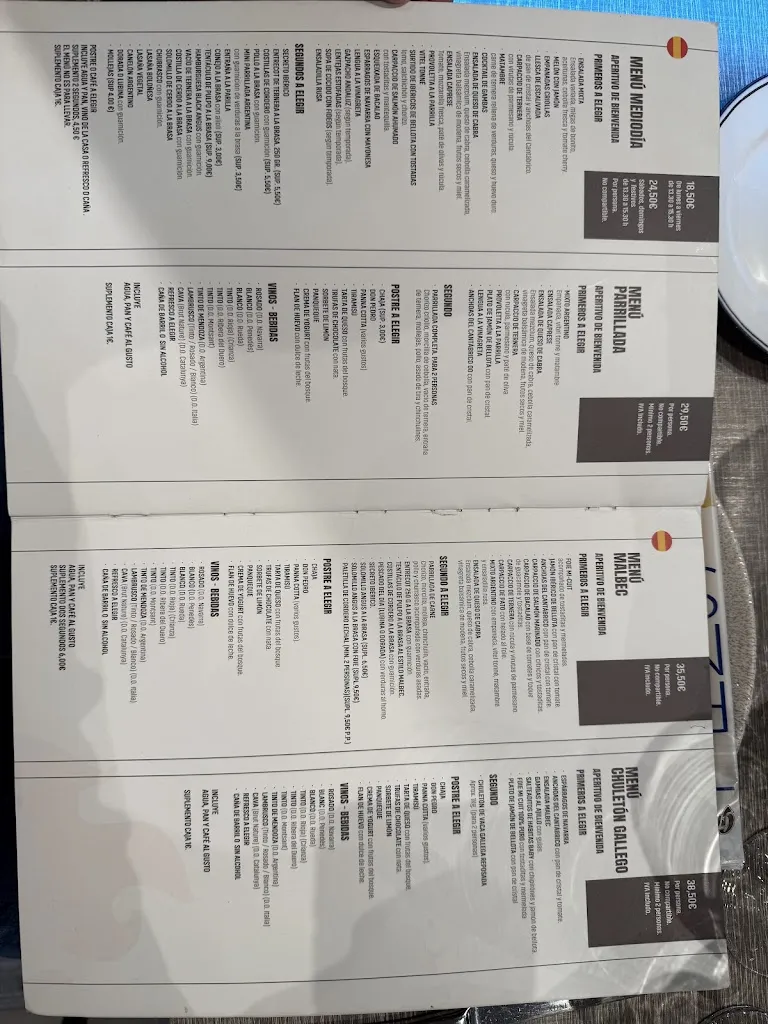 Menu_Malbec Restaurante Asador Argentino en Cambrils_Cambrils_image_4