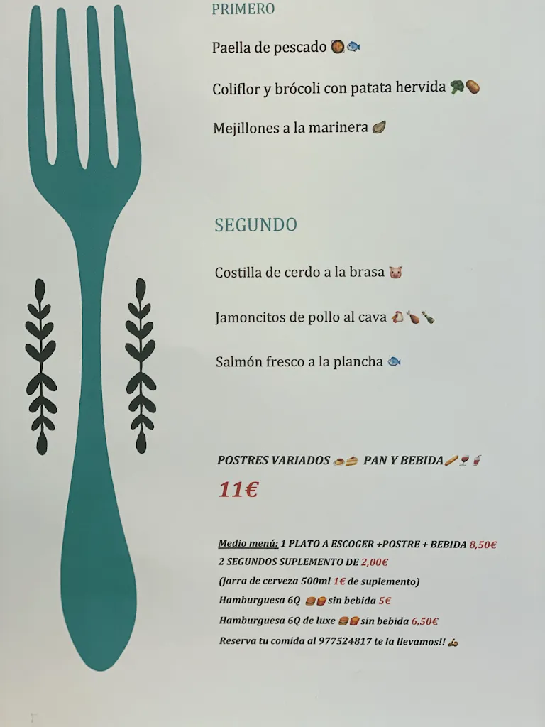 Menu_Bar / Restaurant 6Q_Constantí_image_3