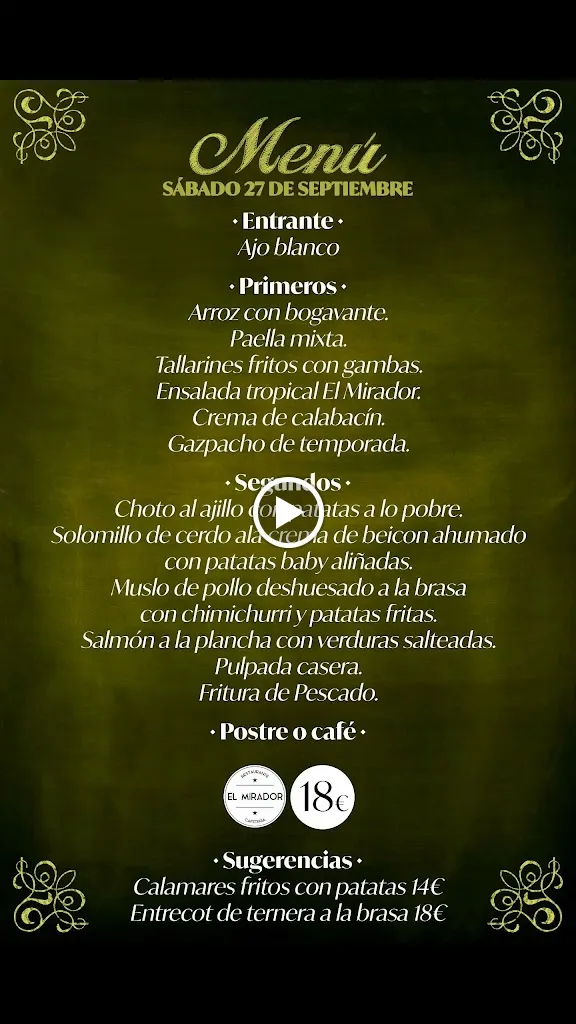 Menu_Restaurante El Mirador_Ejido El_immagine_1