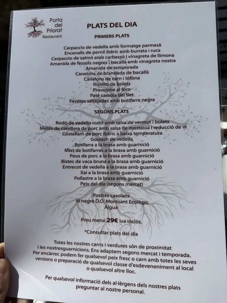Menu_Porta del Priorat Restaurant_Cornudella de Montsant_image_4