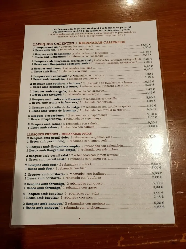 Menu_Restaurant Venta de Pubill_Cornudella de Montsant_immagine_4