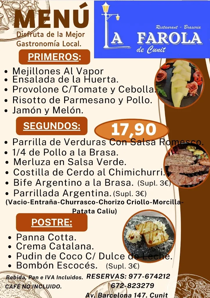 Menu_Parrilla Argentina La Farola De Cunit._Cunit_image_2