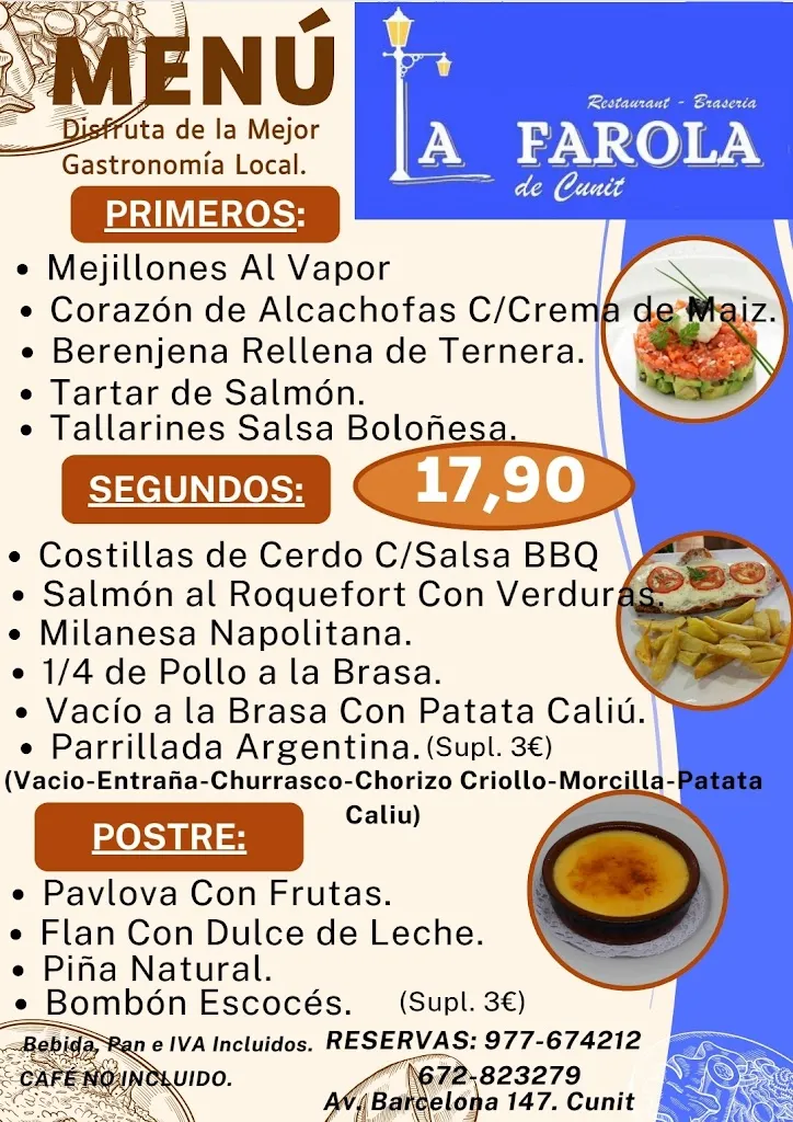 Menu_Parrilla Argentina La Farola De Cunit._Cunit_image_3