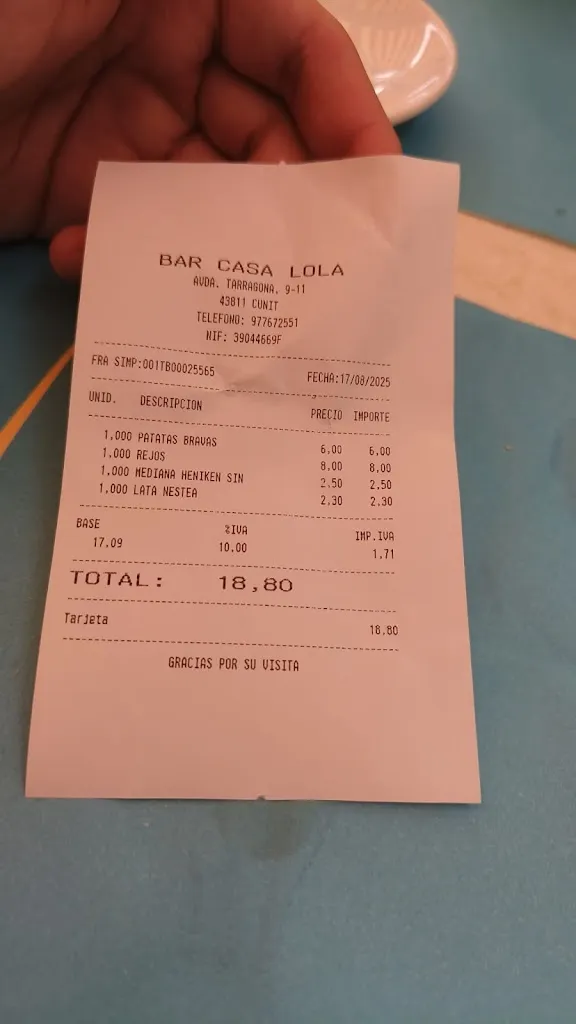 Barsajoel73_Bar Restaurant Casa Lola_Cunit_review