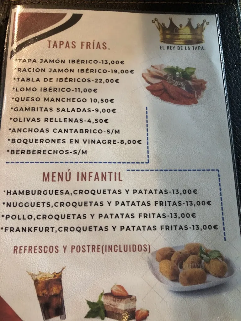 Menu_EL REY DE LA TAPA_Cunit_image_2
