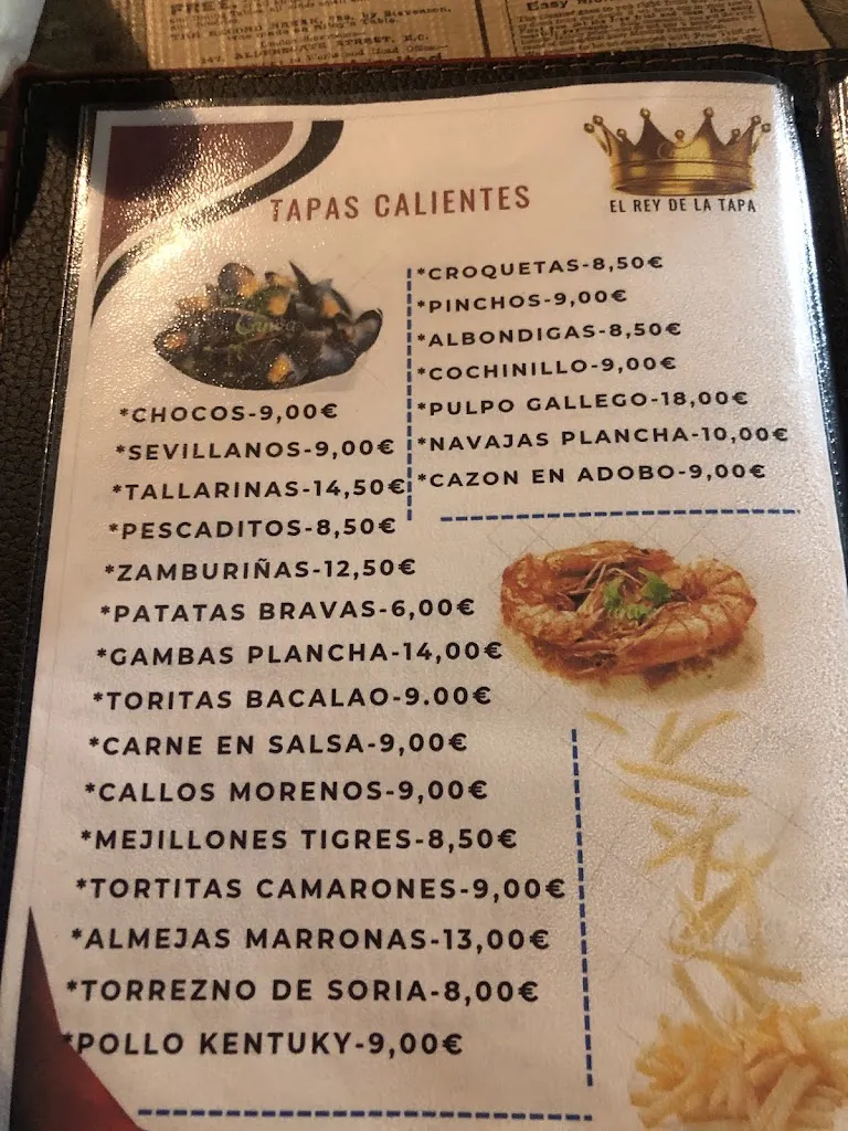 Menu_EL REY DE LA TAPA_Cunit_image_4
