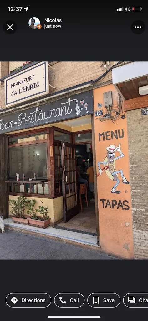 Bar Frankfurt Ca L'Enric restaurant in Espluga de Francolí