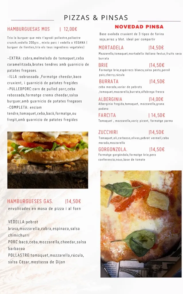 Menu_Bar Restaurant Gas Garage_Espluga de Francolí_image_1