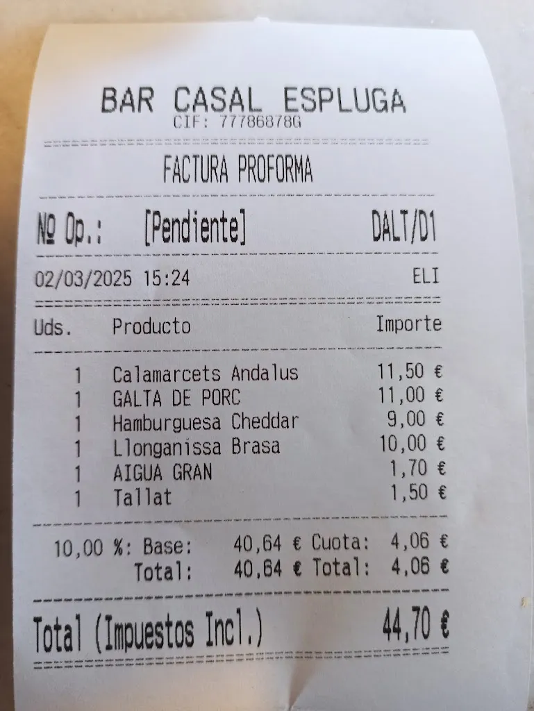CRISTIAN L. M._Bar del Casal_Espluga de Francolí_review