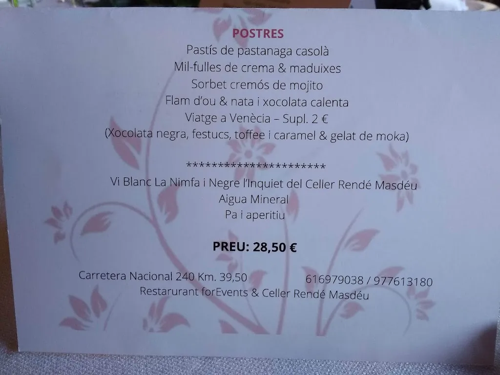 Menu_Càtering & Restaurant forEvents_Espluga de Francolí_image_3