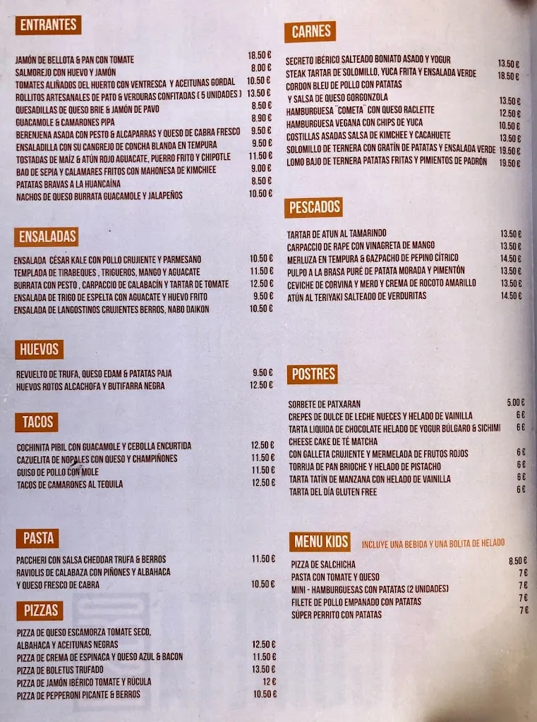 Menu_Cometa Bistró_Cerceda_image_4