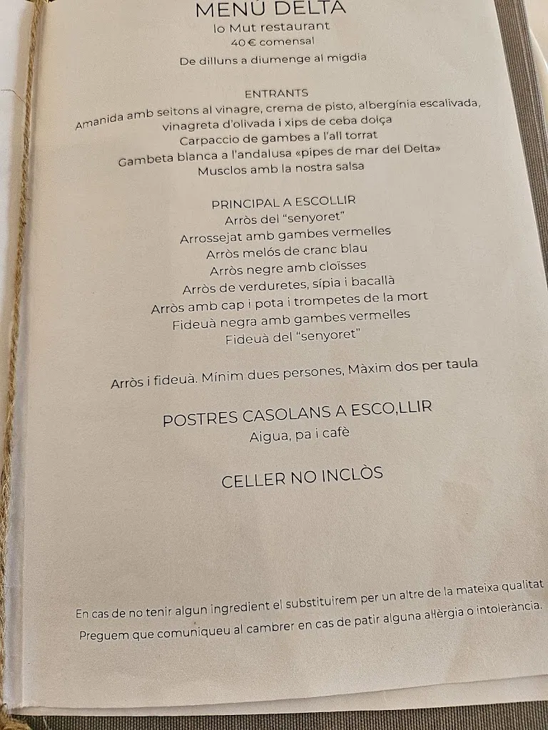 Menu_lo MUT restaurant_Deltebre_image_2