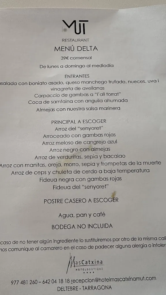 Menu_lo MUT restaurant_Deltebre_image_4