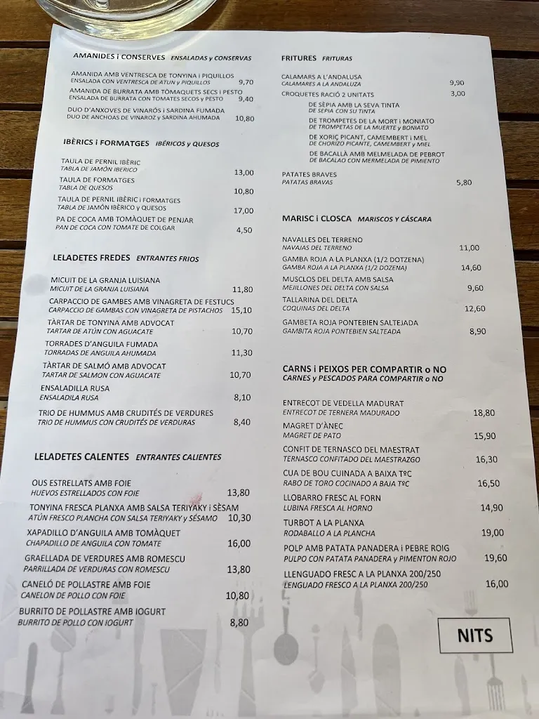 Menu_Cafeteria Nicanor_Deltebre_immagine_2