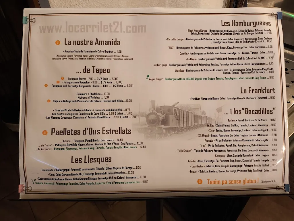 Menu_Lo Carrilet XXI_Deltebre_image_1