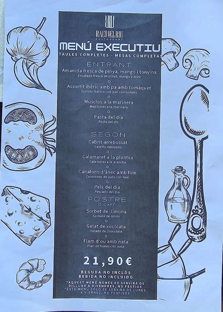Menu_Racó del Riu_Deltebre_image_1
