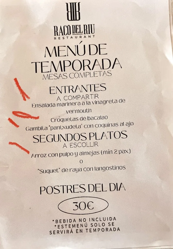 Menu_Racó del Riu_Deltebre_image_2
