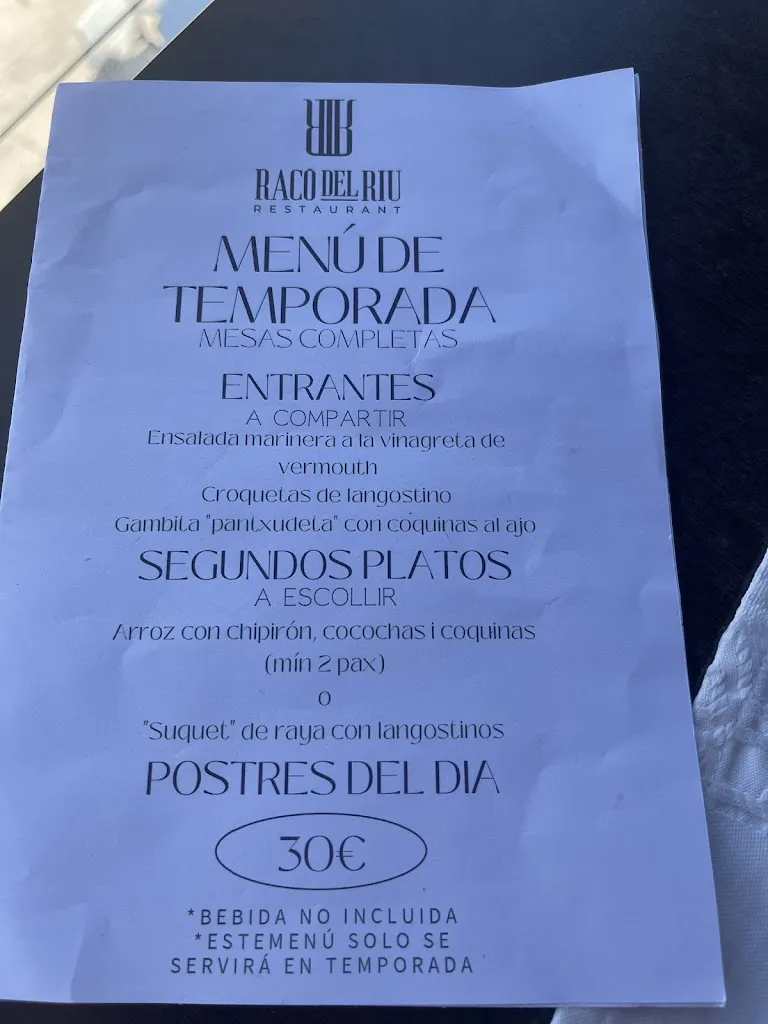 Menu_Racó del Riu_Deltebre_image_4