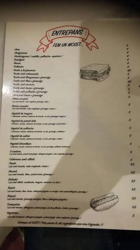 Menu_Tasca Tres Cantons_Deltebre_image_1