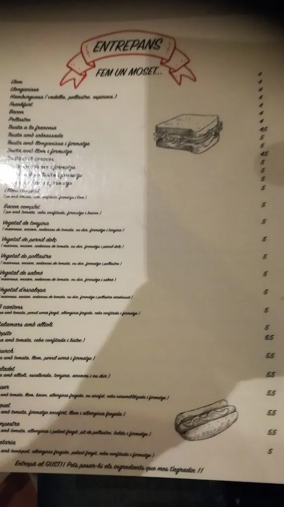 Menu_Tasca Tres Cantons_Deltebre_image_4