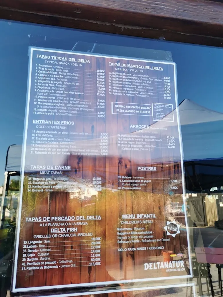 Menu_Darwing Beach- Deltanatur_Deltebre_immagine_1