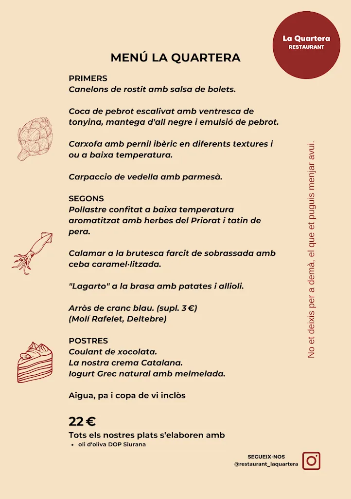 Menu_RESTAURANT LA QUARTERA_Falset_image_3