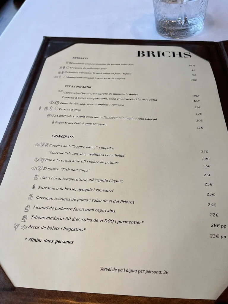 Menu_Brichs Restaurant_Falset_image_1