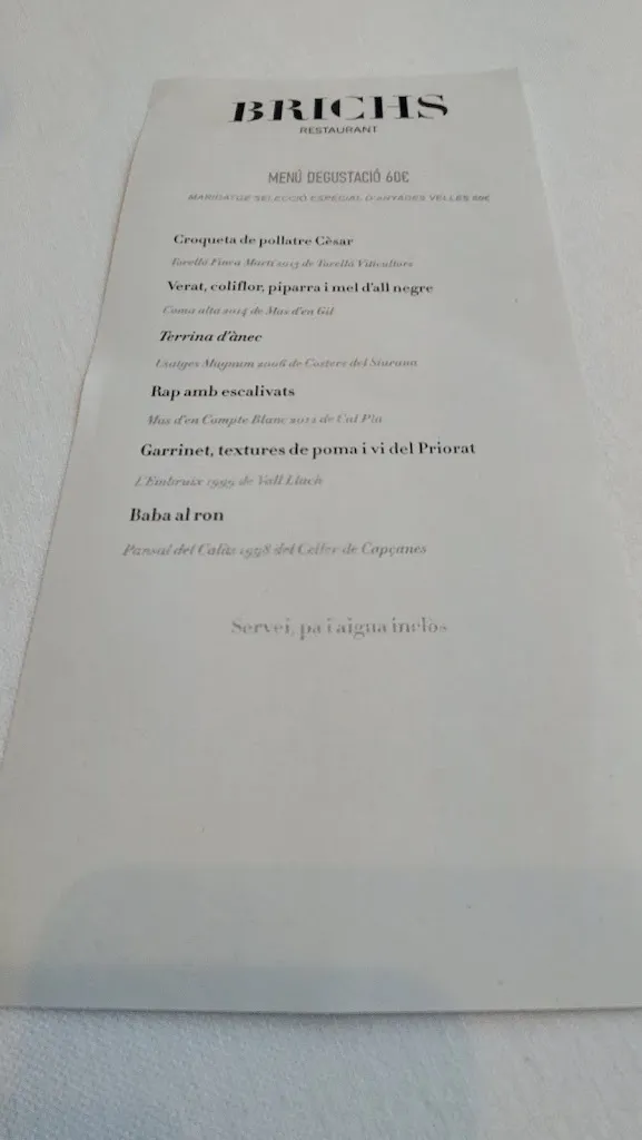 Menu_Brichs Restaurant_Falset_image_4