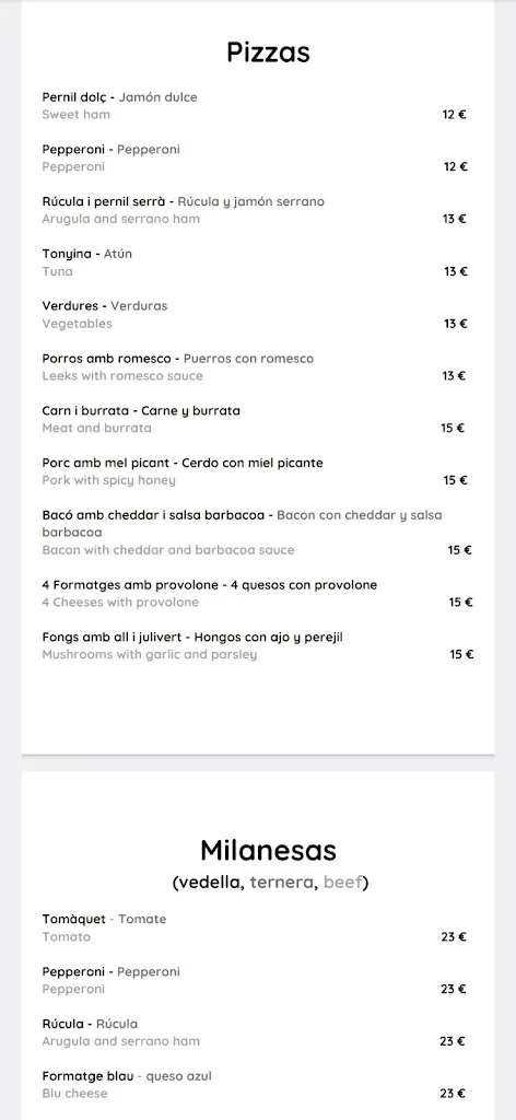 Menu_Restaurant Piazza Falset_Falset_image_3
