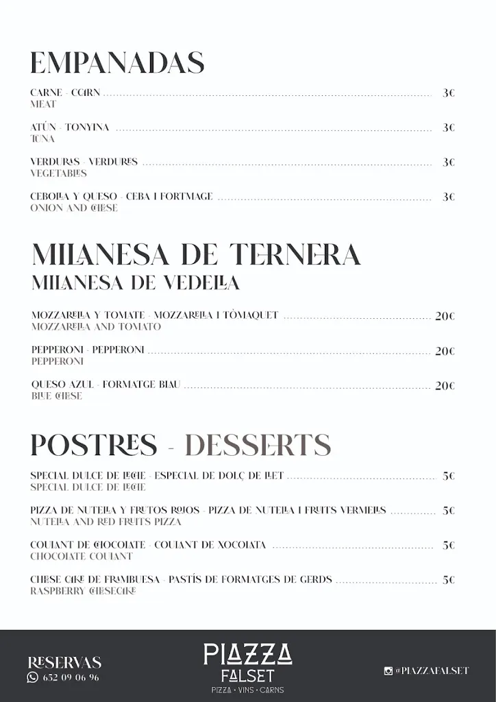 Menu_Restaurant Piazza Falset_Falset_image_4