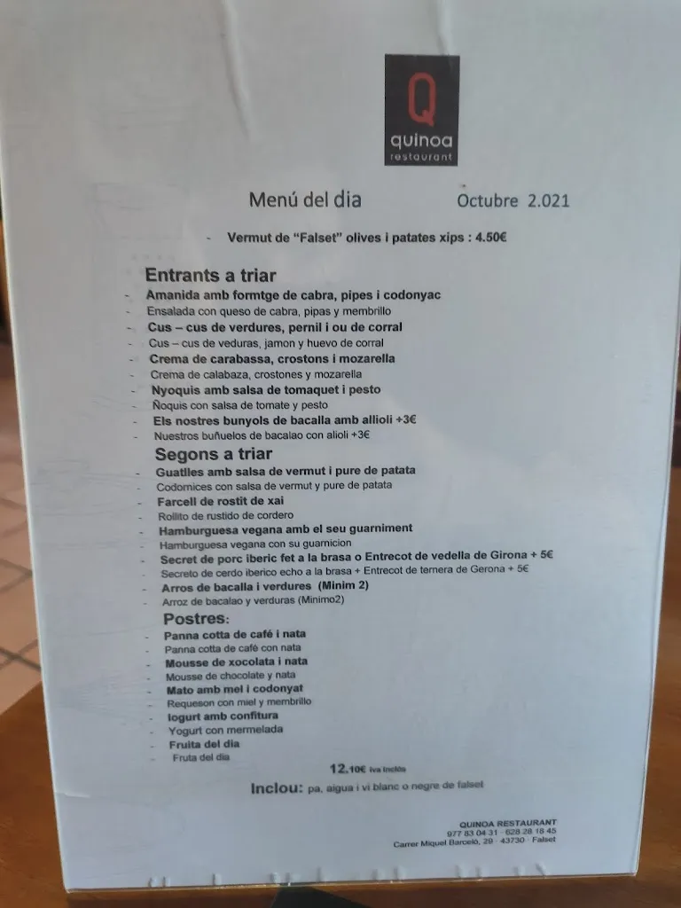 Menu_Restaurant Quinoa_Falset_immagine_4