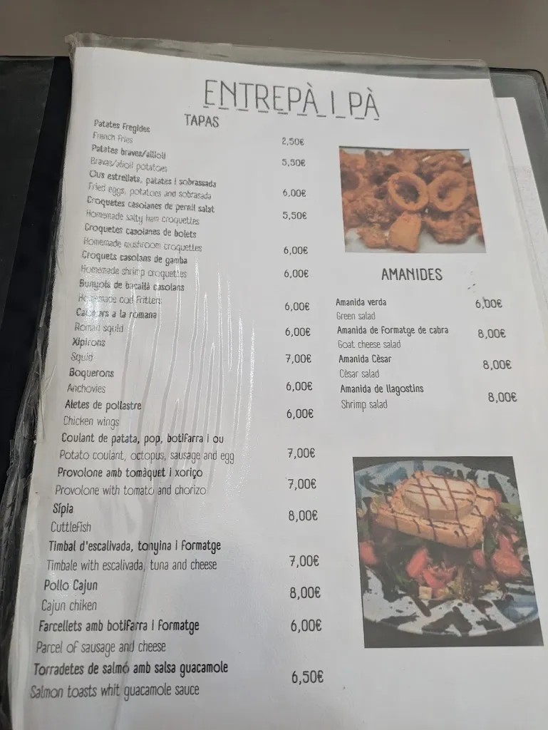 Menü_Entre pa i pa_Falset_Bild_2