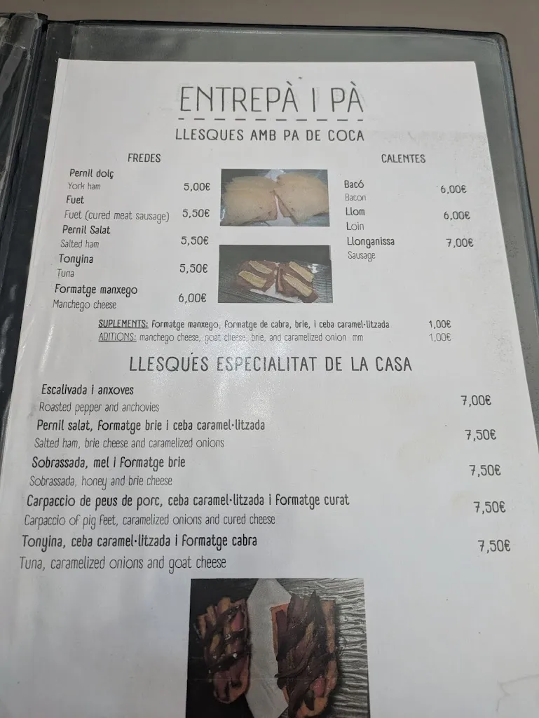 Menü_Entre pa i pa_Falset_Bild_4