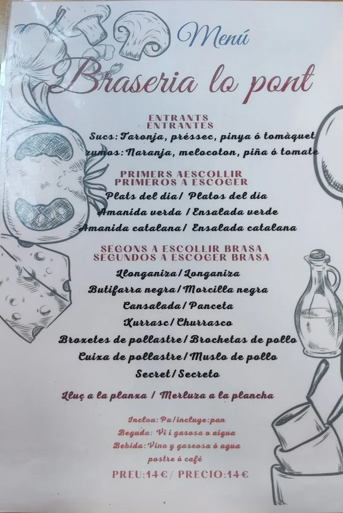 Menu_Restaurant LO PONT_Flix_image_1