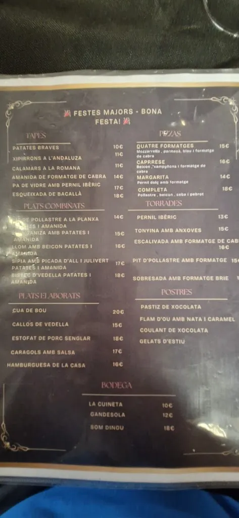 Menu_La Cuineta_Gandesa_image_2